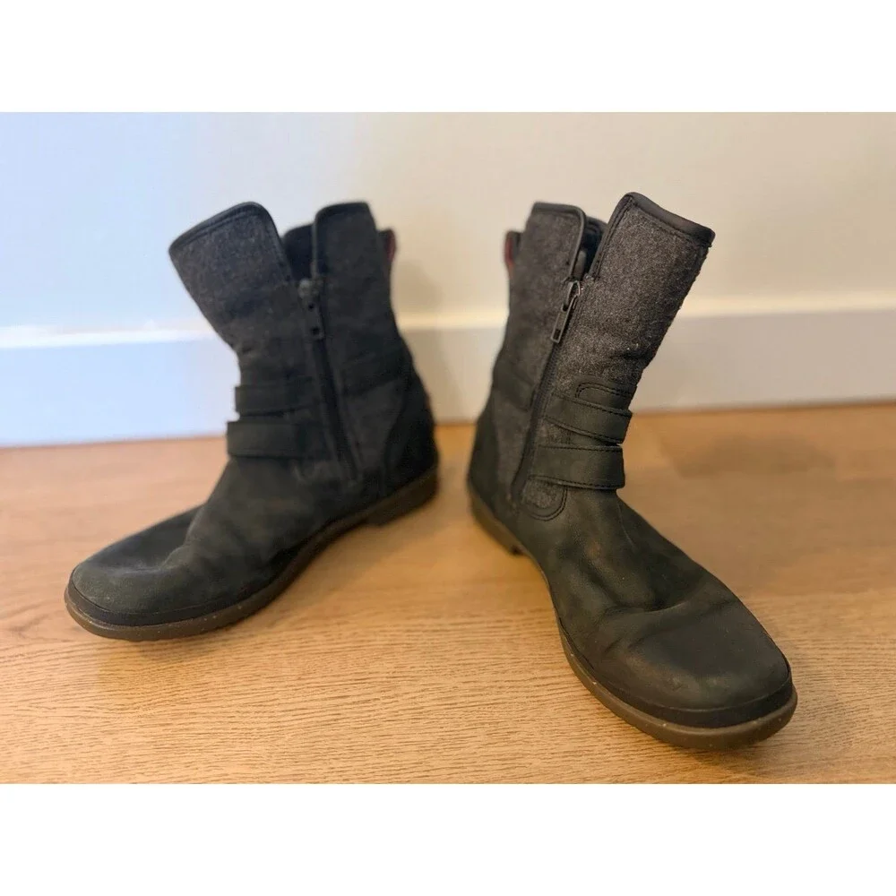 UGG Abree Short winter minimalist Waterproof Black boots 5.5